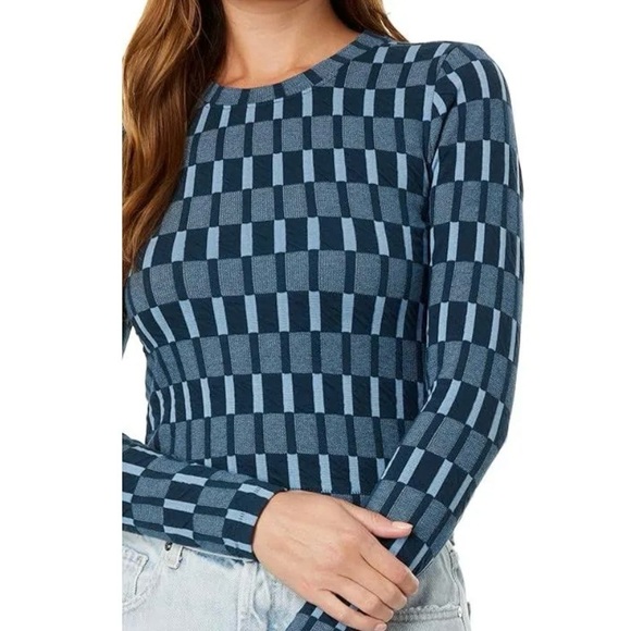 SOLD NWT Madewell Rib Cropped Long Sleeve Top, Size XS - Picture 2 of 13